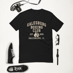 Galesburg Boxing Club T Shirt 70S Fight Gym Tee